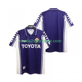 Koszulka ACF Fiorentina 1999 2000 Retro Domowe Stroje Piłkarskie Krótki Rękaw